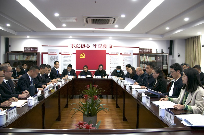 陈文双带队到省外事业部开展2022年度综合考核