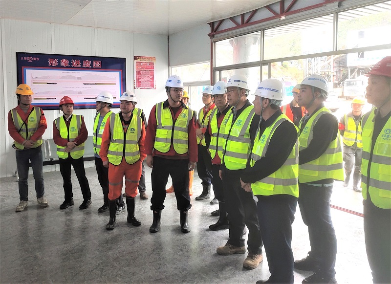 陈文双调研元绿高速项目