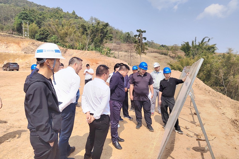 普洱市常务副市长李旭东调研西盟县永业水库工程
