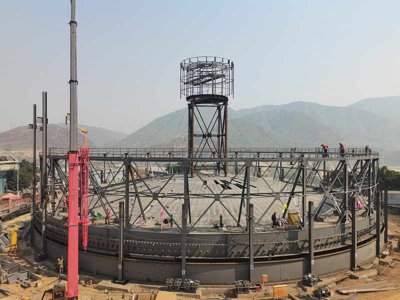 安三司在新型煤气柜制安工程上实现新突破