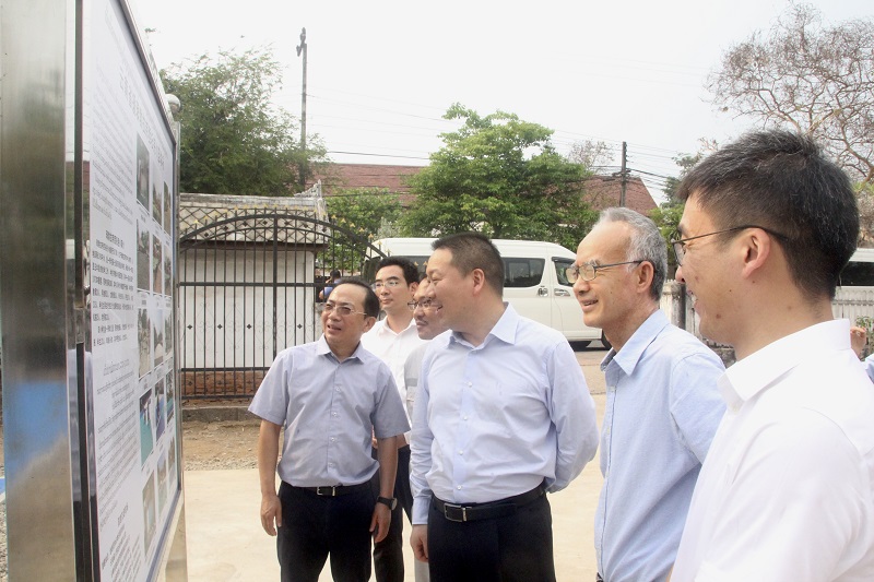 陈祖军调研云南省援琅勃拉邦“小而美”项目