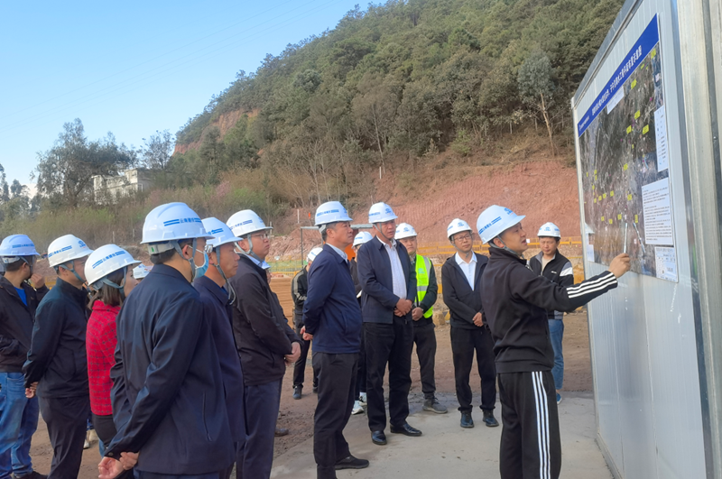 楚雄州委常委、市委书记冯毅调研楚雄青山嘴引调水项目