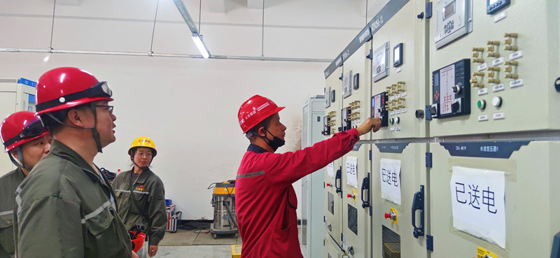 玉溪仙福新2号高炉10kV高压系统送电成功