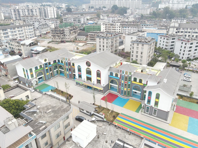 中航公司承建的景东县三个学校世界杯官方揭牌启用