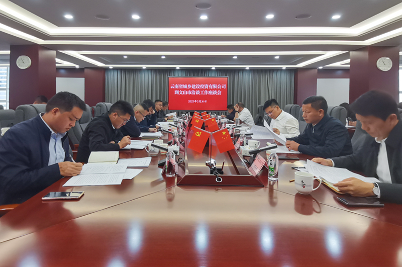 城乡投公司与文山市交流座谈
