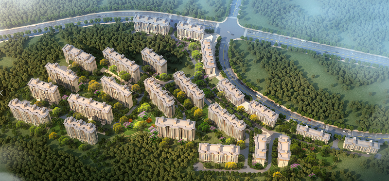 昆明长水航城20号地块项目9栋、12栋主体结构封顶