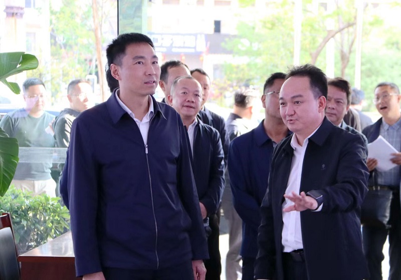 玉溪市委副书记、市长江华到六公司调研