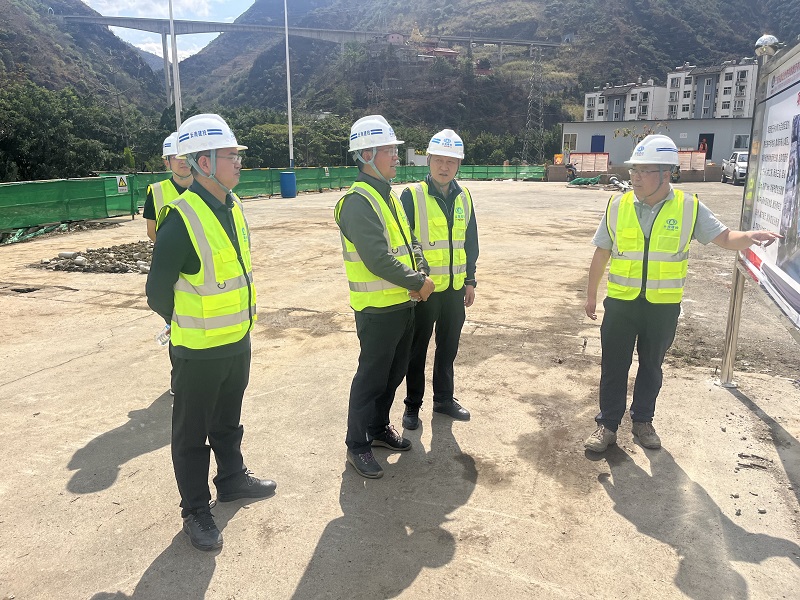 杨国文调研世界杯足球比分怒江片区在建项目