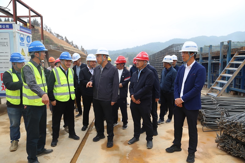 陈文双调研那兴高速项目