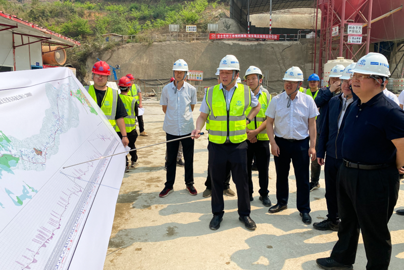 副省长郭大进调研景宁高速项目
