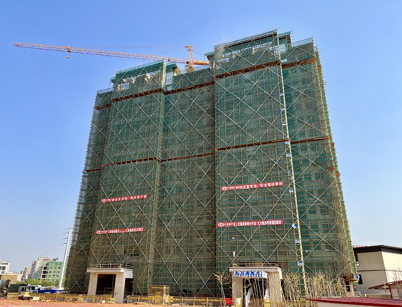 曲靖师宗御龙苑项目全面封顶