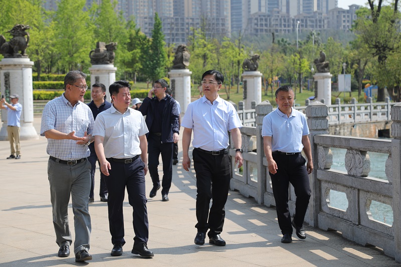 吉林省水利厅副厅长张伟平调研牛栏江-滇池补水工程