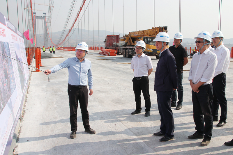 楚雄州委书记刘勇调研永大高速项目