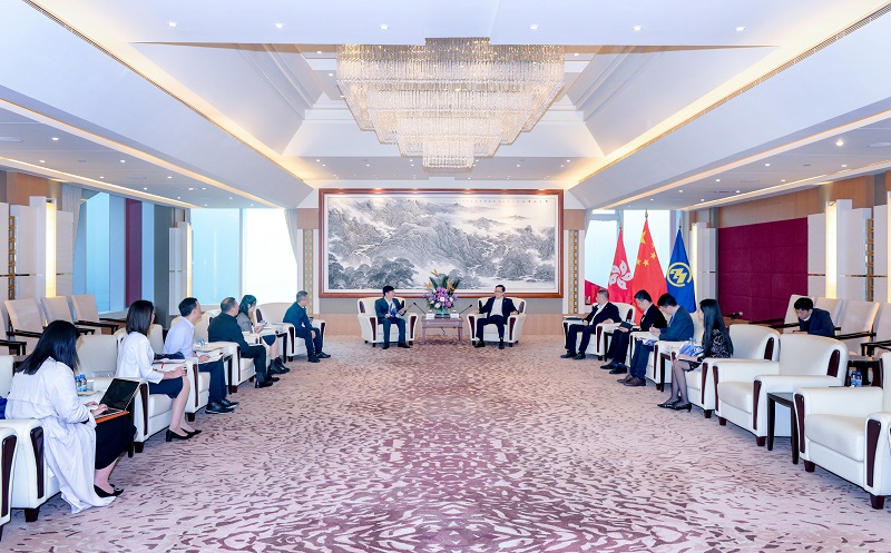 仝德刚赴香港拜会调研