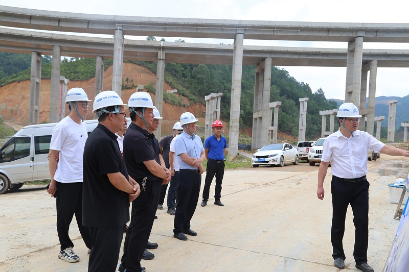 文山州人大常委会副主任李献文调研那兴高速项目