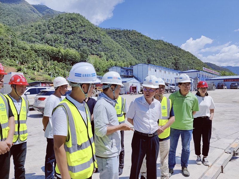 省交通厅副厅长赵谨调研瑞孟高速项目