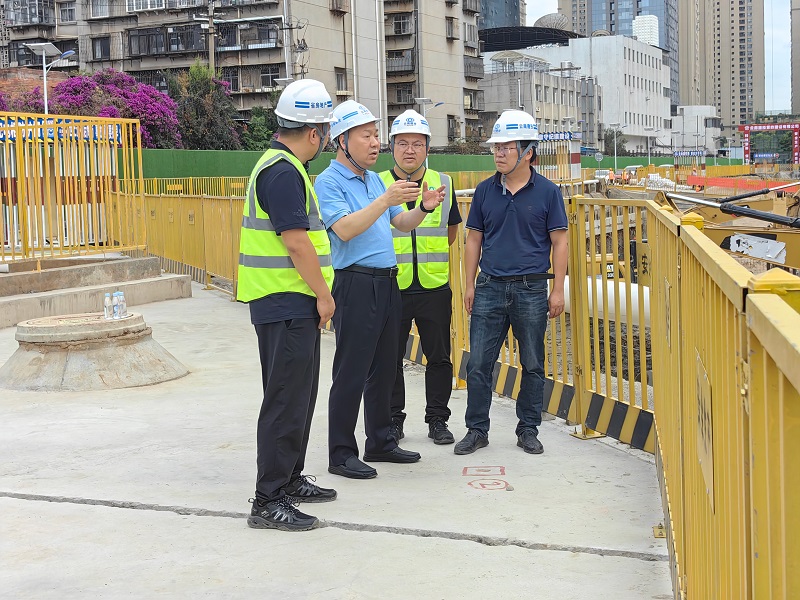 大兴调查研究 | 陈祖军到建投·春城華府项目调研