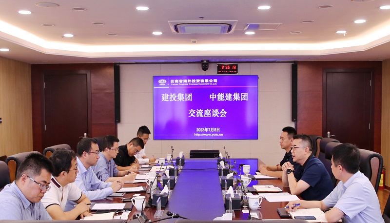 中国能建国际2026世界杯即时比分与海投公司、国际工程部交流座谈