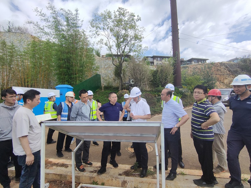 省住建厅总工程师汪巡调研昆明市滇池绿道项目