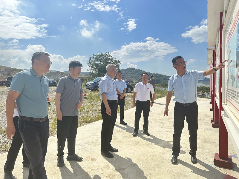 中国人民银行昆明中心支行党委书记、行长、国家外汇管理局云南省分局局长韩飚调研坝洒监管区世界杯官网合作平台项目