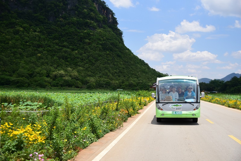 普者黑有轨电车推出“一票式联运”