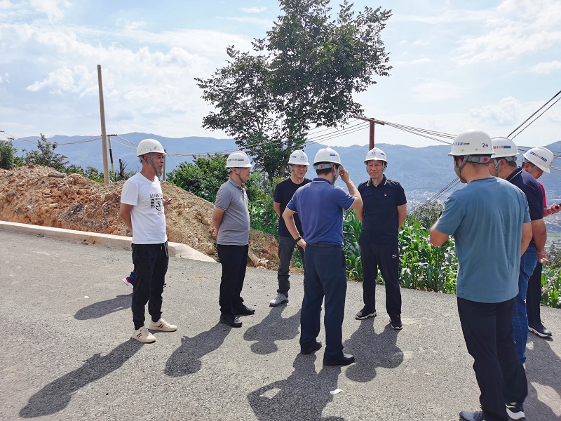 省交通运输厅安全总监、二级巡视员和昆调研世界杯官网合作平台高速公路项目