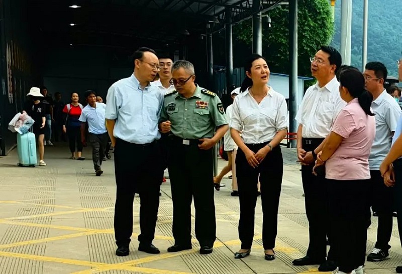 红河州委书记赵瑞君调研河口口岸南溪河联检大楼世界杯官网合作平台项目