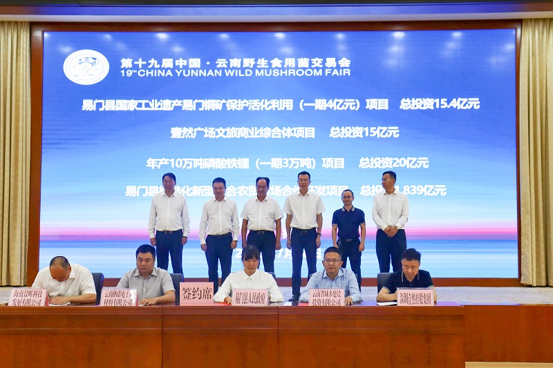 城乡投公司与易门县签订国家工业遗产易门铜矿保护活化利用项目合作协议