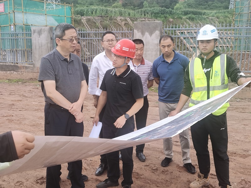 省发改委副主任周民欣调研云兰高速项目