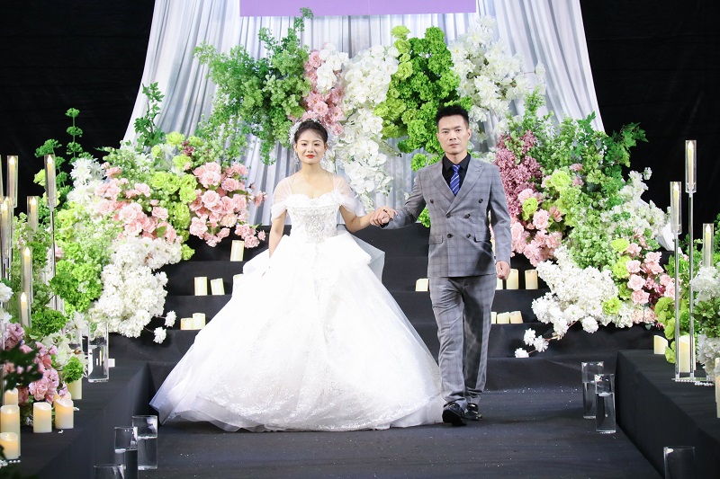 金沙酒店举办“梦境”主题婚礼秀