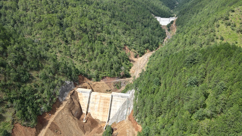 宁蒗县宁利水库3#拦沙坝封顶