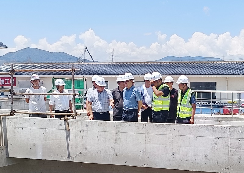 昭通市副市长夏维勇调研昭通第二污水处理厂扩建项目