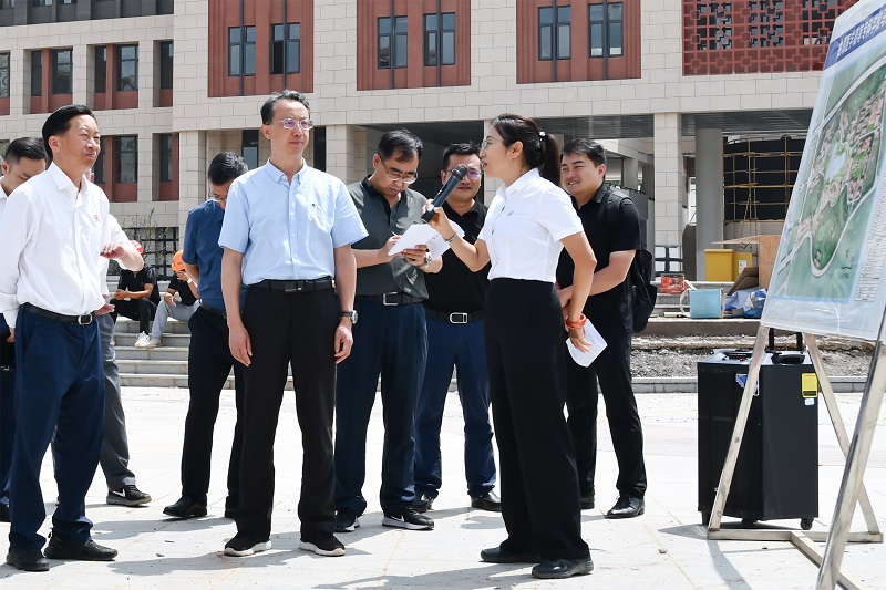 省住建厅党组成员、副厅长杨渝调研曲靖医学高等专科学校马龙校区项目