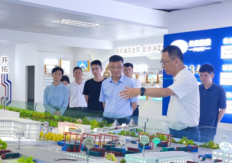 进出口银行江西省分行党委委员、副行长庞淑钦调研坝洒监管区建设项目