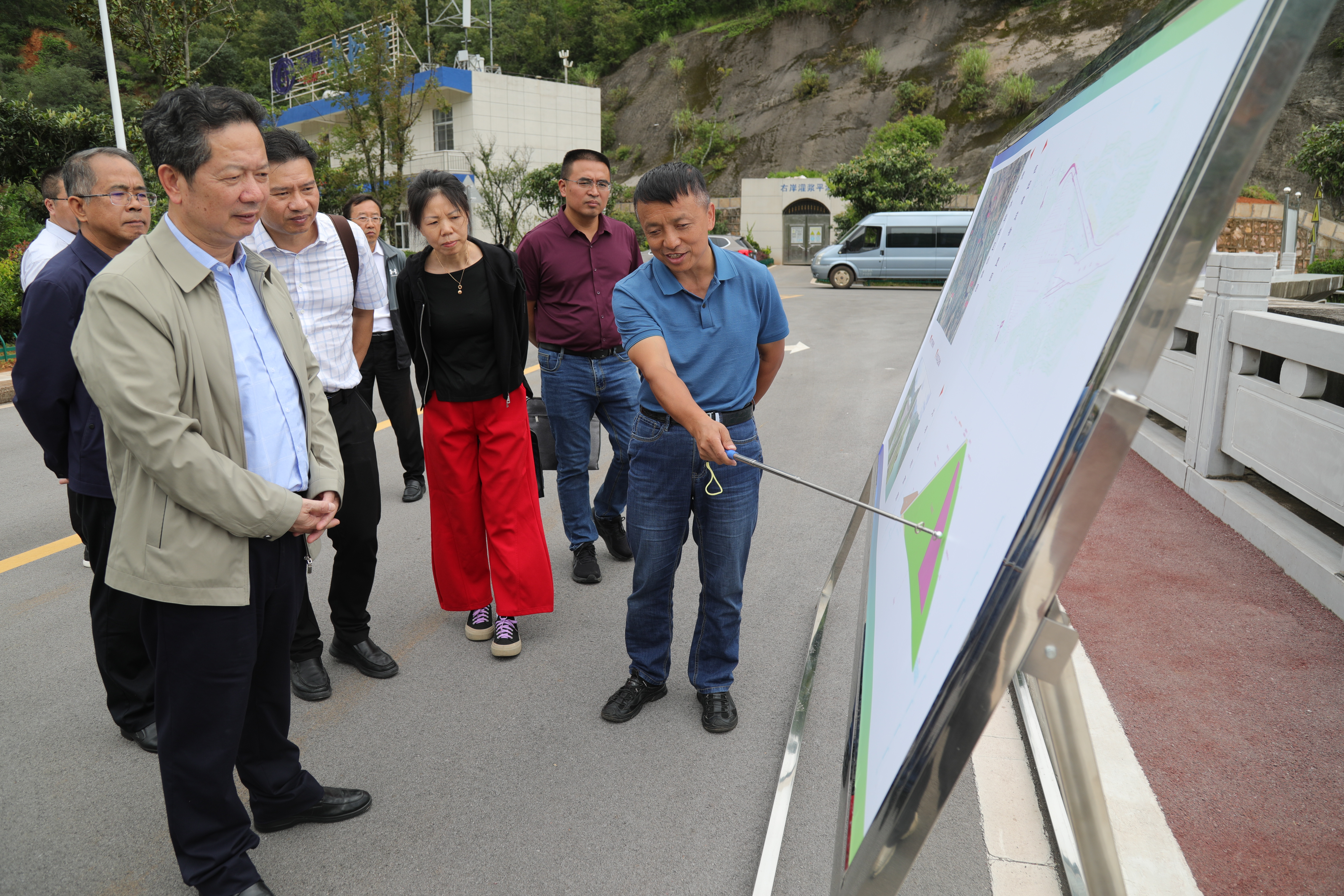 福建省水利厅调研组到牛栏江—滇池补水工程调研