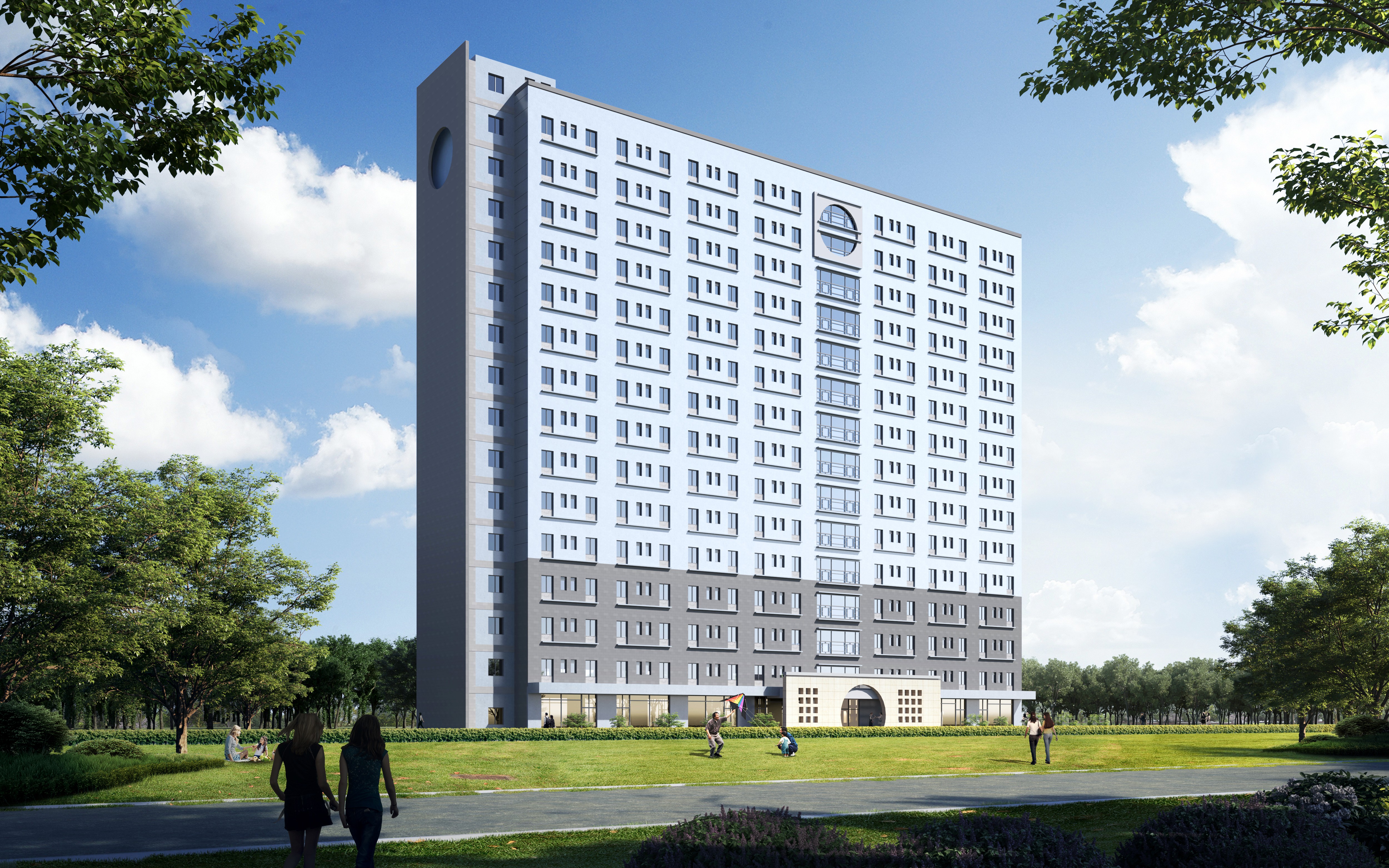 云南中医药大学呈贡校区学生公寓B栋项目开工