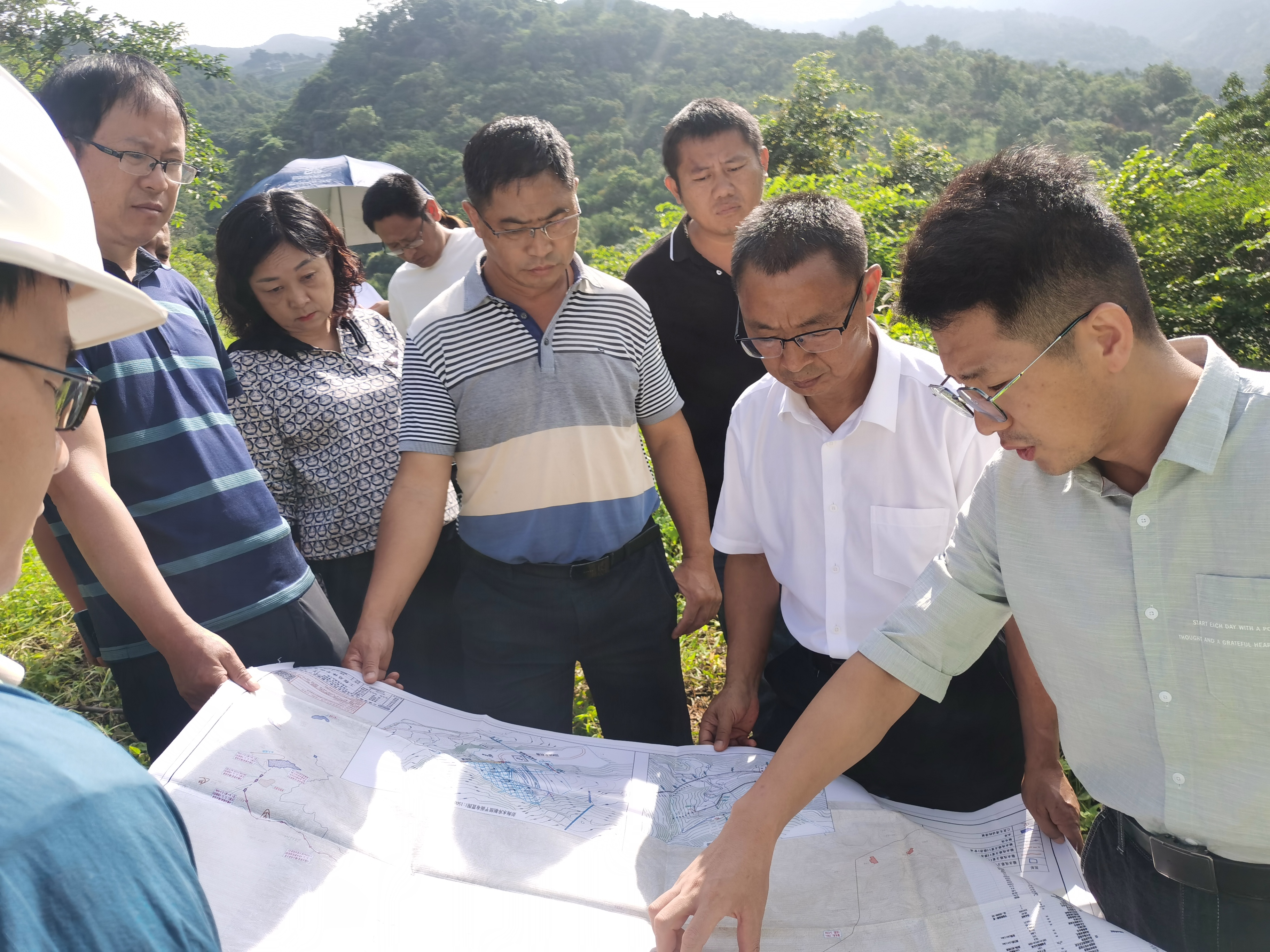 保山市人大常委会副主任段兆锦调研保山坝水生态项目