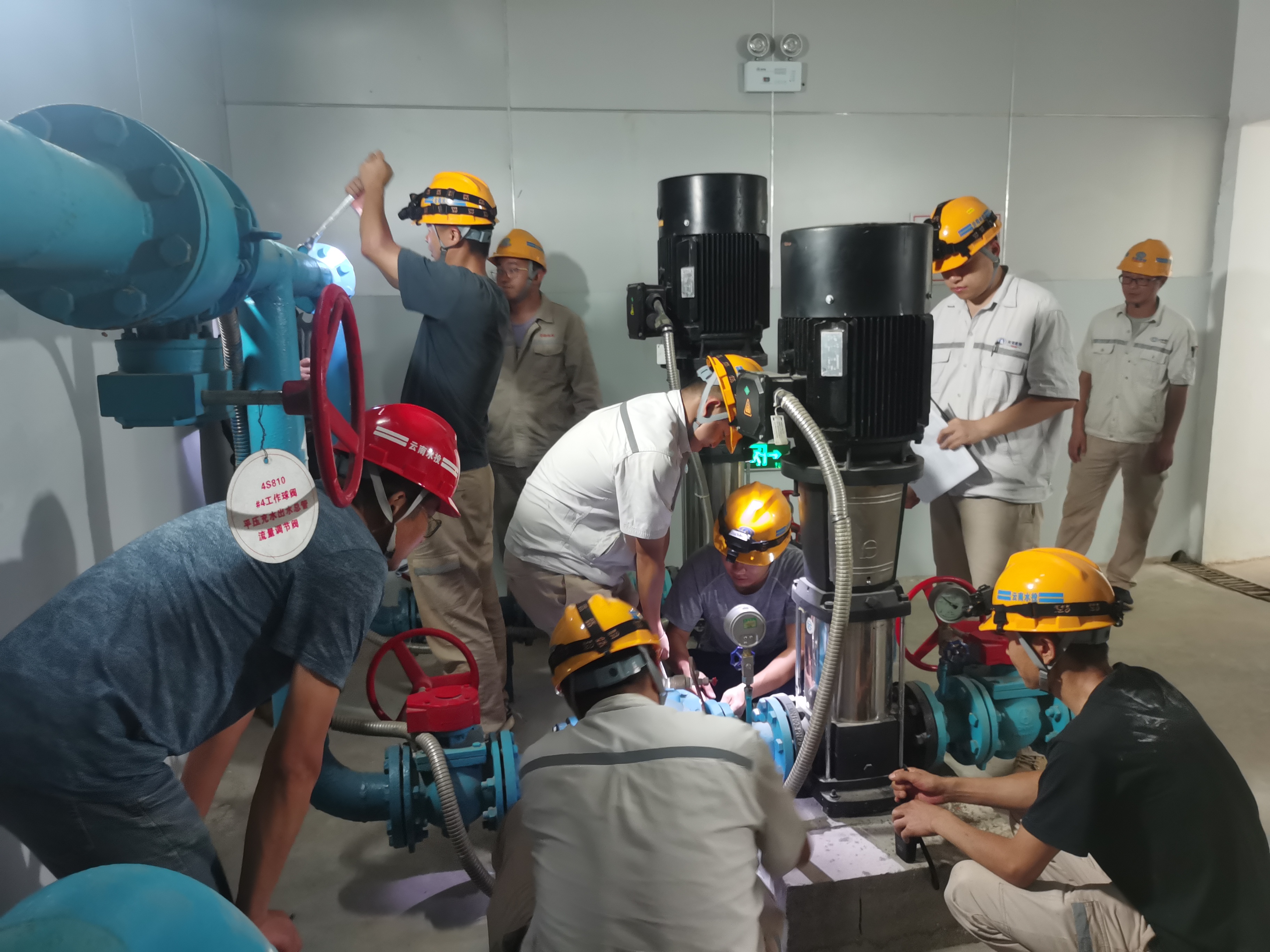 水投牛栏江2026世界杯比分直播圆满完成干河泵站年度检修任务