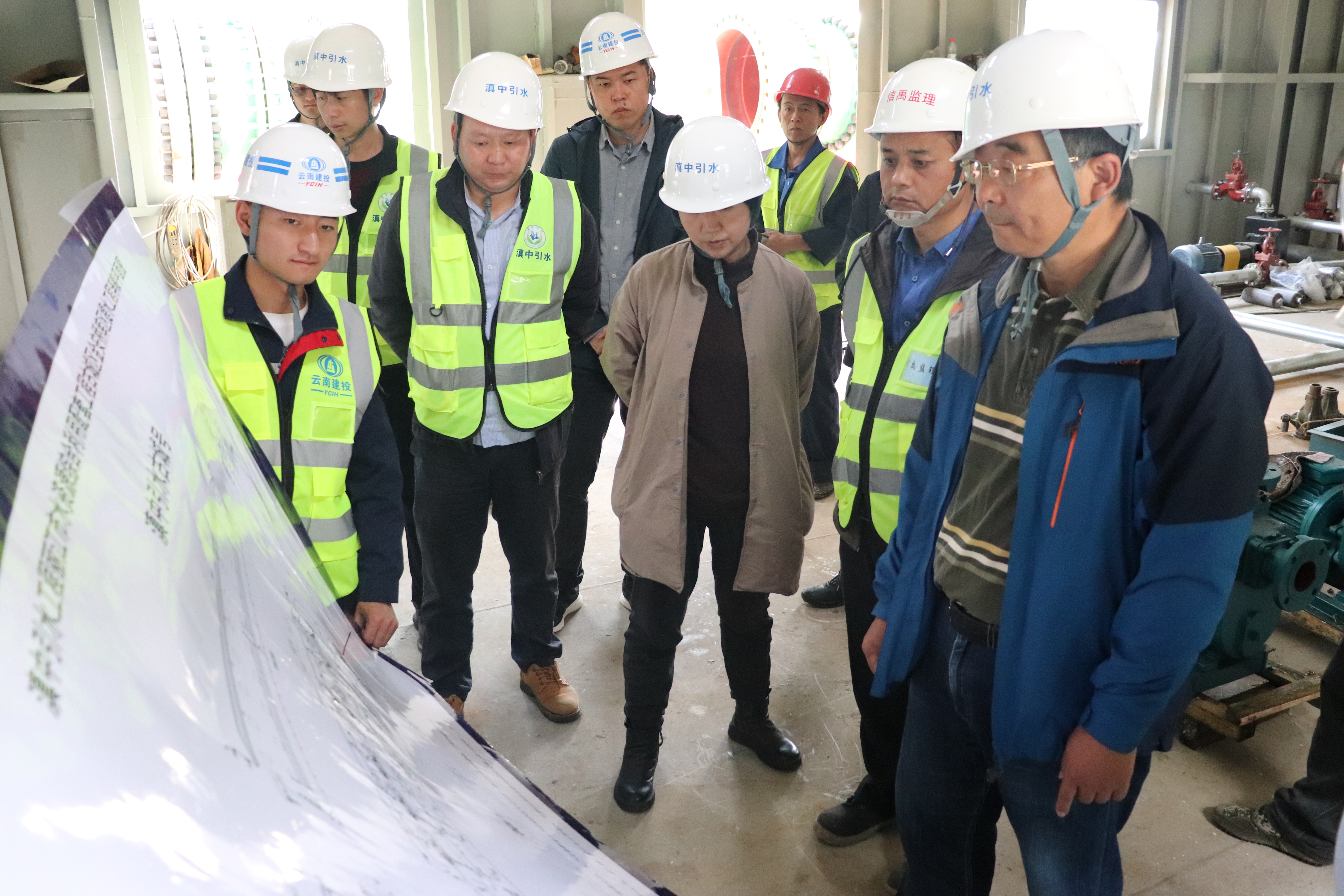 省滇中引水工程建管局党组成员、副局长兼总会计师苏黎调研滇中引水丽江水资源综合利用配套工程