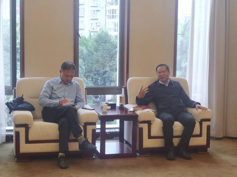 王永强赴怒江州交流座谈