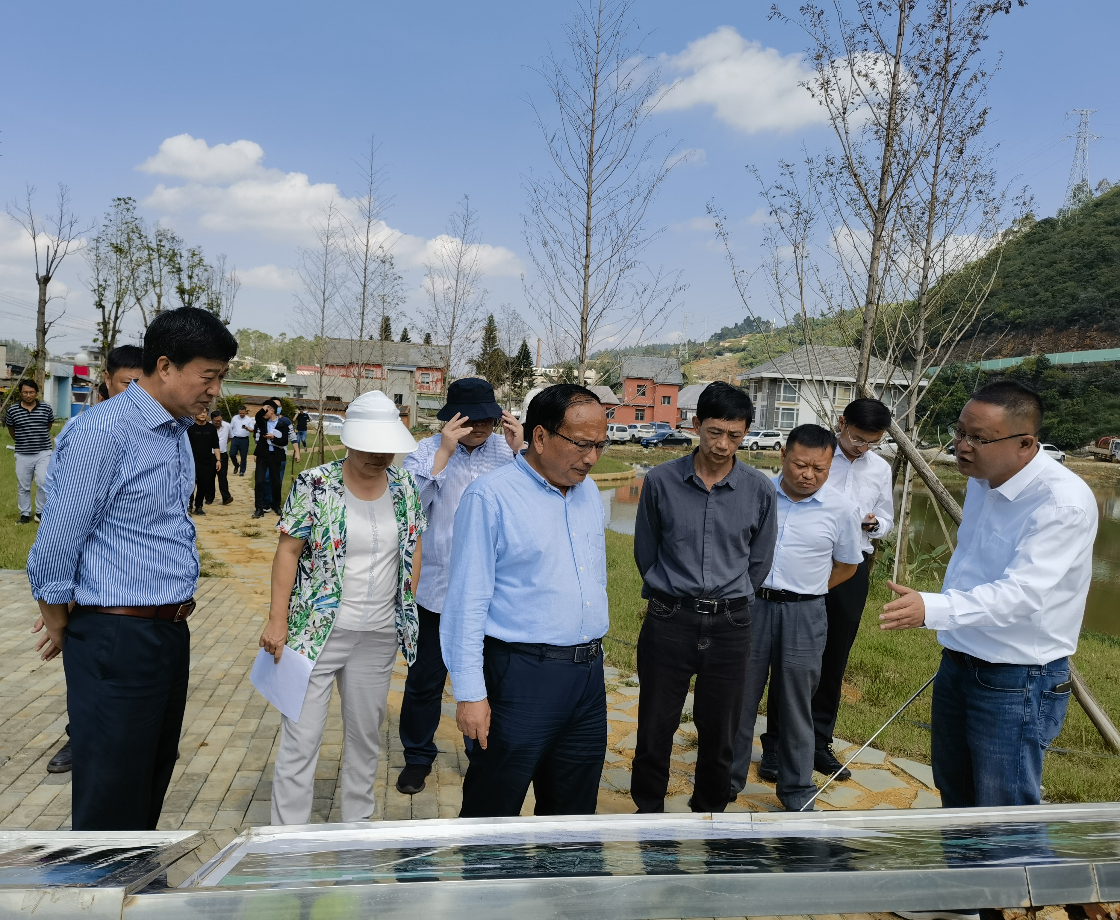 省政协民族和宗教委员会主任马文亮调研个旧市重点流域水环境综合治理项目