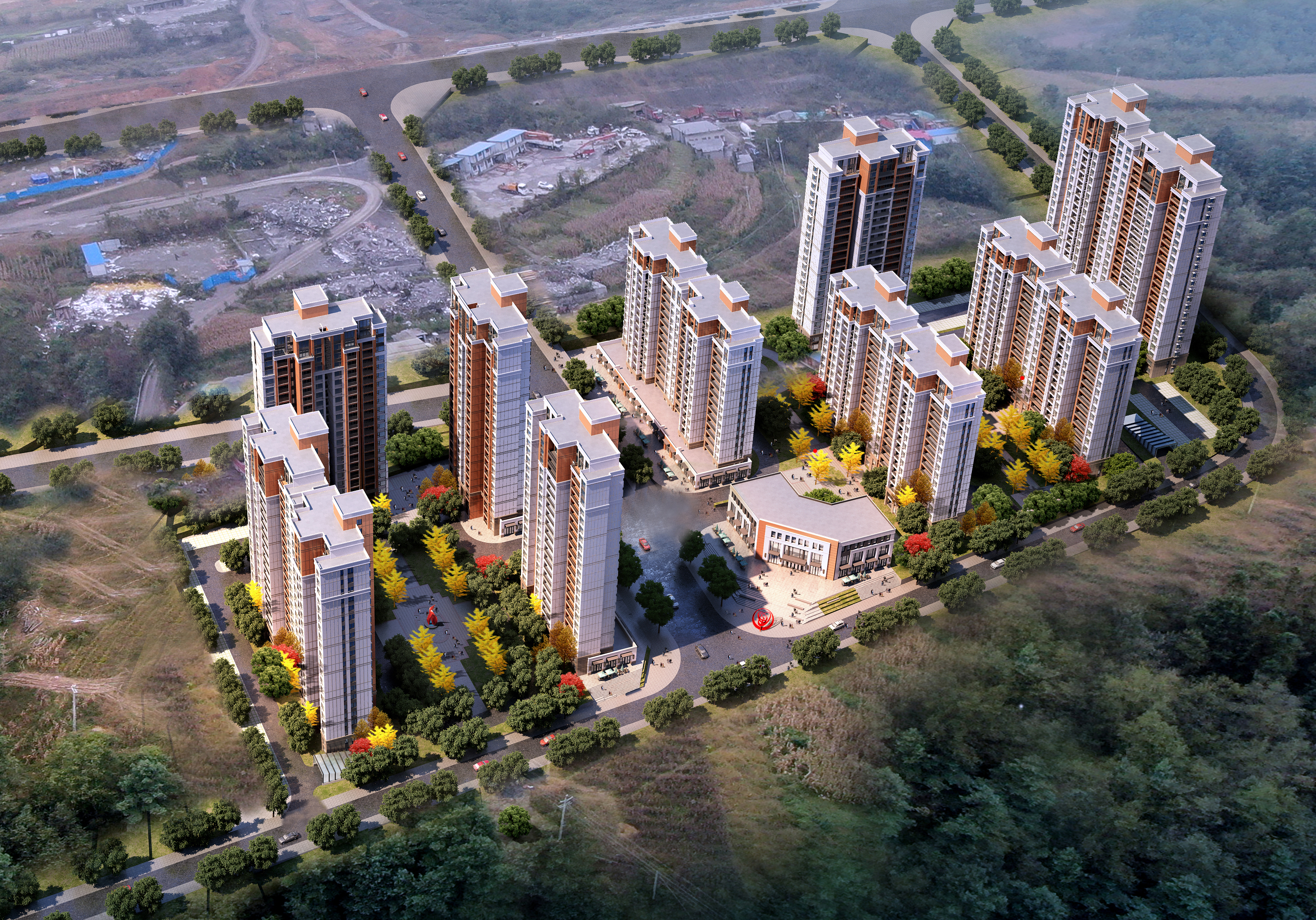 镇雄县2020年城镇棚户区改造项目全面封顶