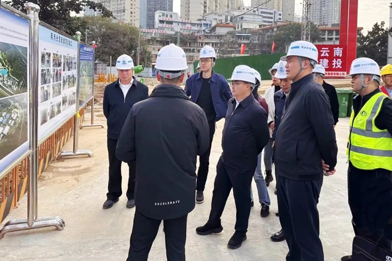 文山州委常委、文山市委书记蒋俊调研文山市第一污水处理厂项目