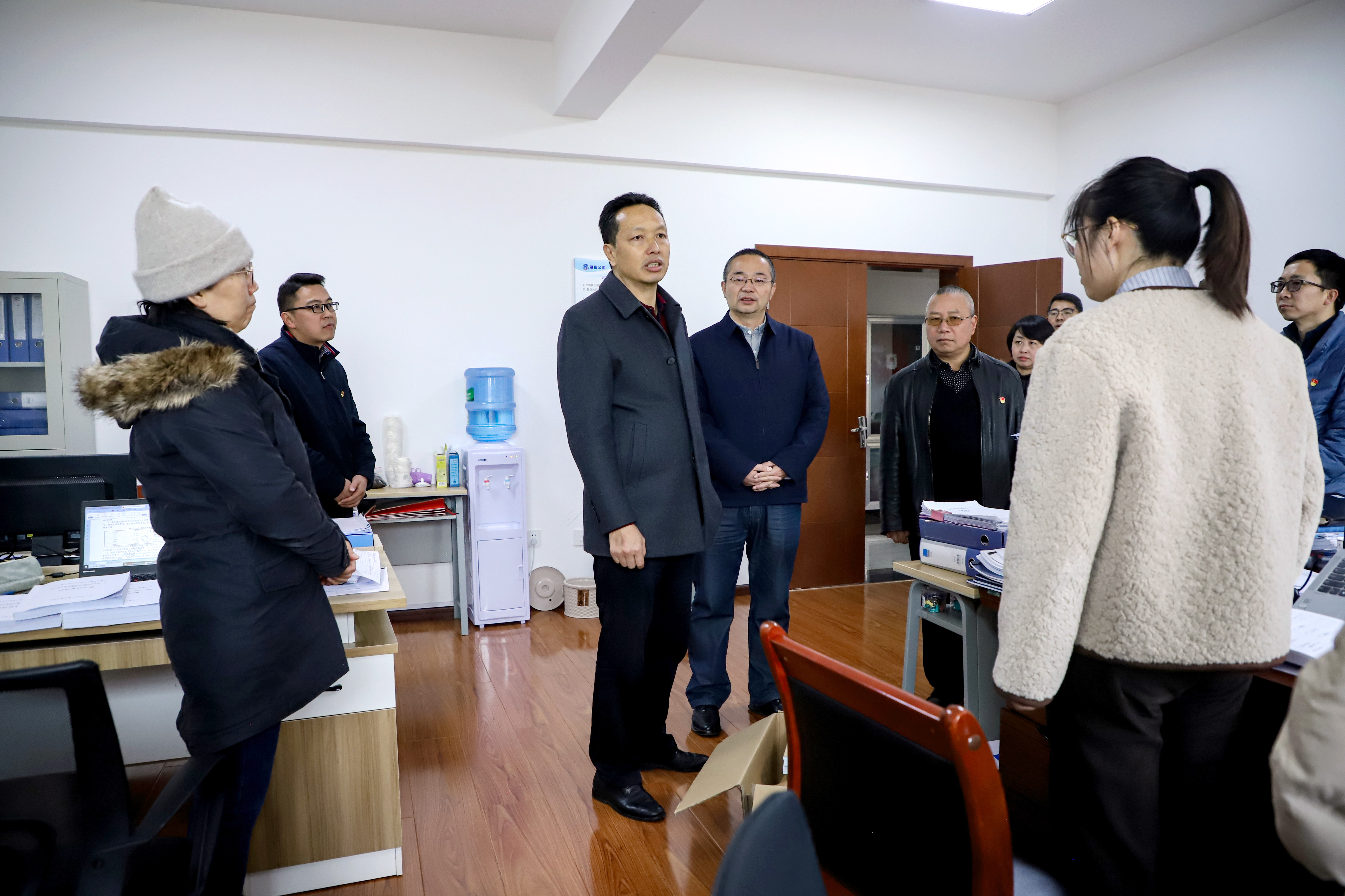 张鹏到呈澄高速看望慰问专项巡察组成员