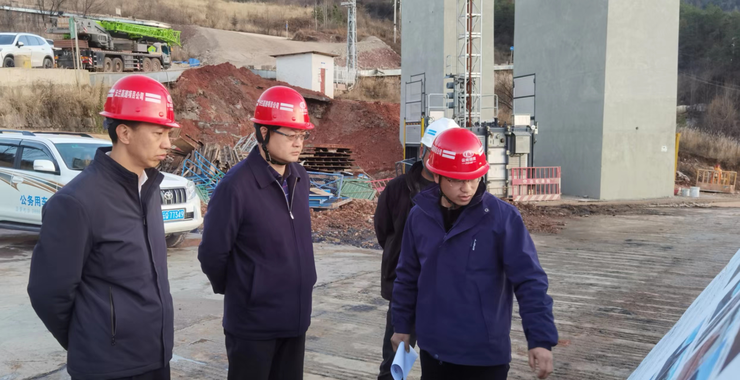 省交通运输厅厅长、党组书记夏俊松调研云兰高速项目