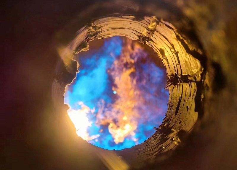 玉溪仙福发电及煤气柜安装项目100MW煤气发电烘炉成功