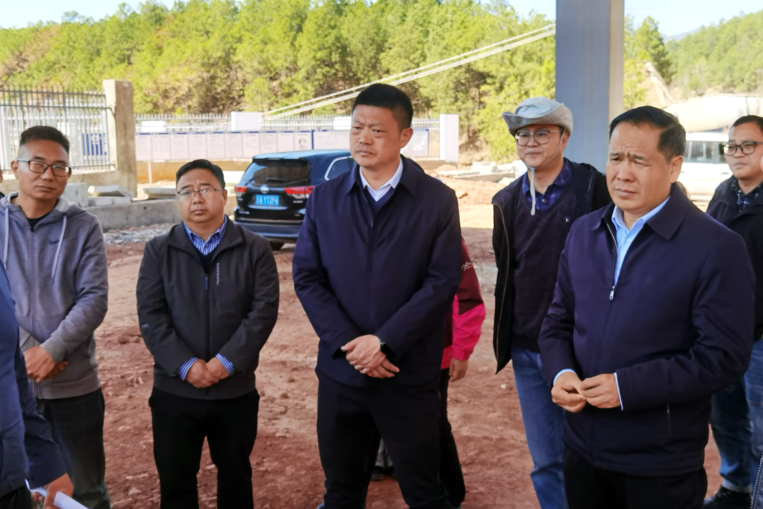 怒江州领导调研云兰高速项目