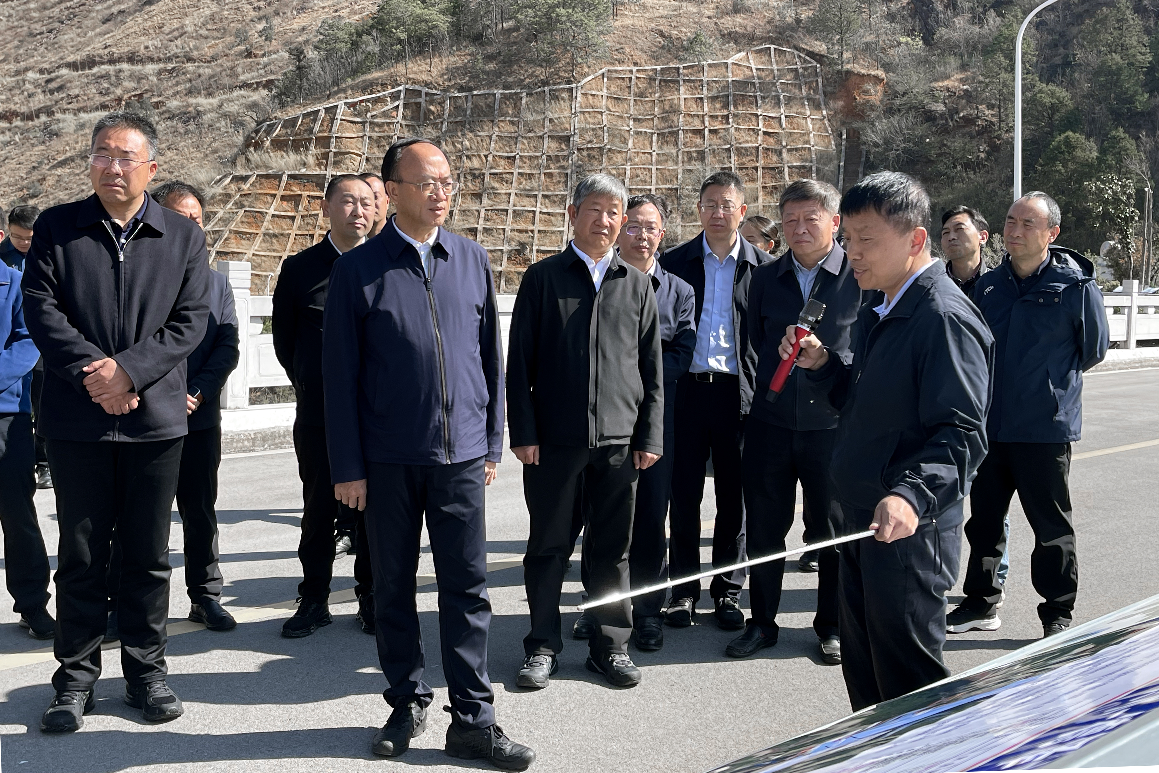 副省长纳云德赴牛栏江—滇池补水工程调研