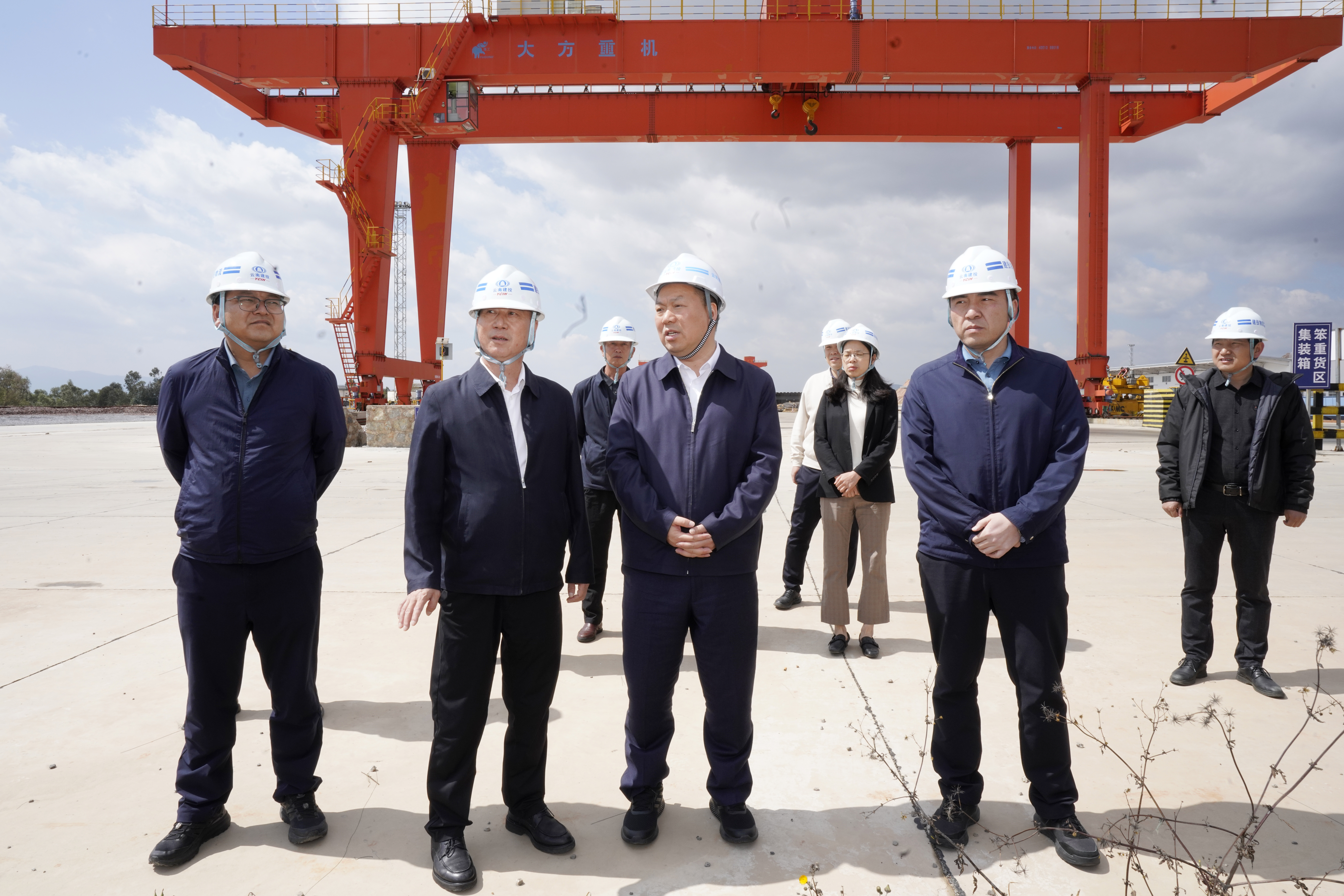 陈祖军调研祥云财富铁路专用线项目