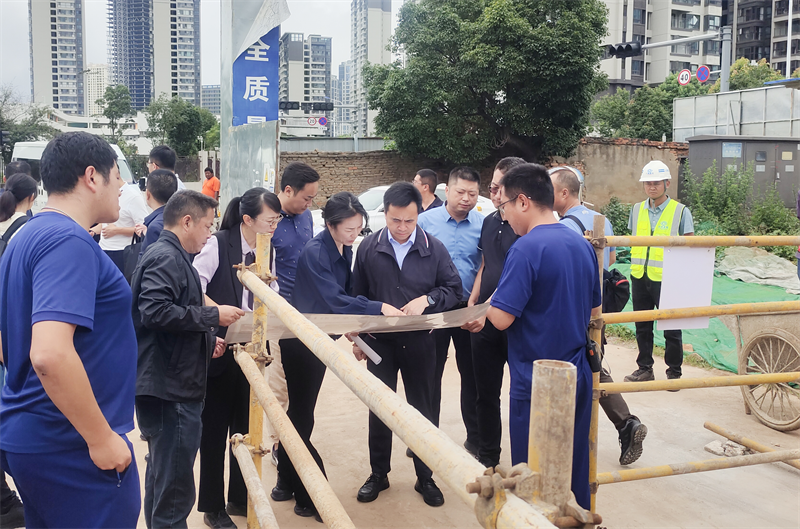 昆明市人大常委会副主任、五华区委书记陈江调研五华区2023年城市西北片区淹积水整治项目